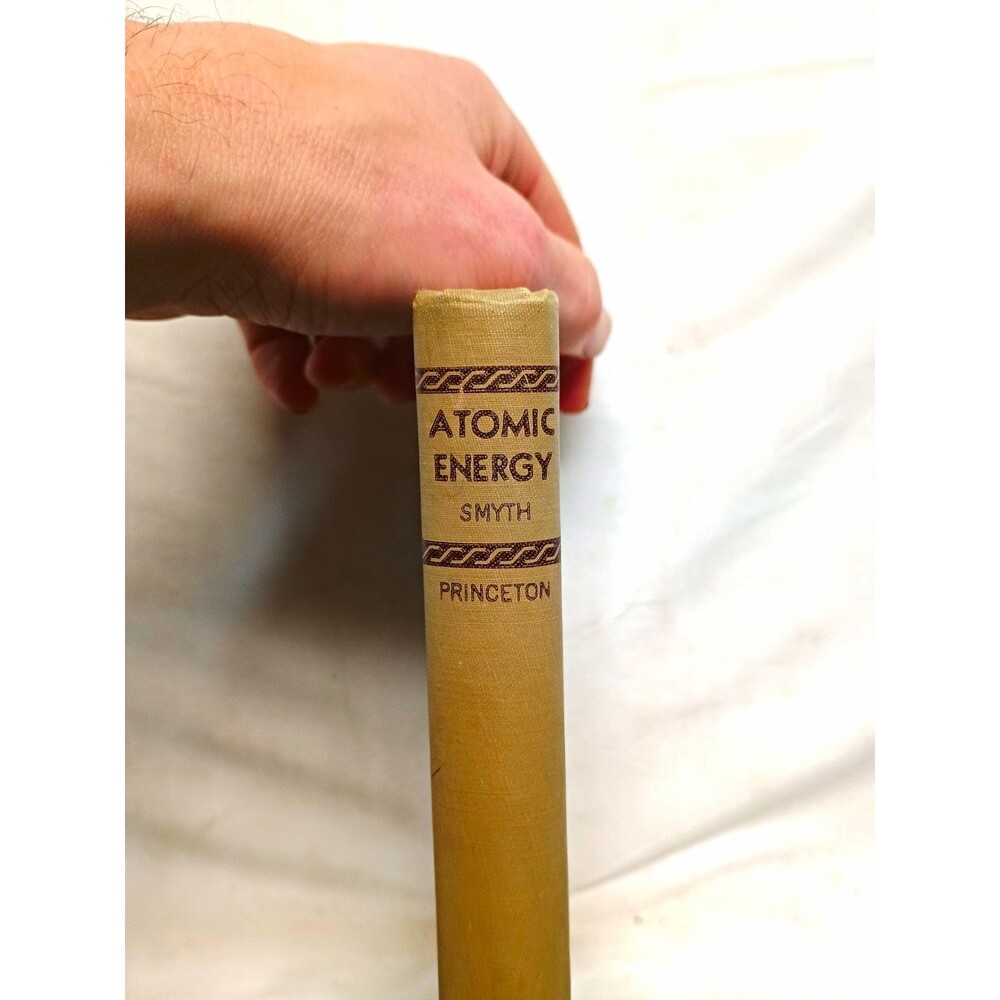 Atomic Energy for Military Purposes Henry DeWolf Smyth 1946 Cloth Illustrated
